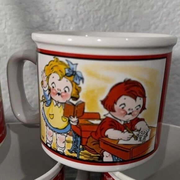 Campbells Kids Vintage Ceramic Mug Collection  5 Pc Set - Picture 3 of 13